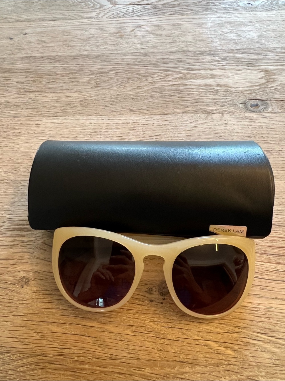 Derek Lam Ivory Sunglasses Made in Japan With Original Case
